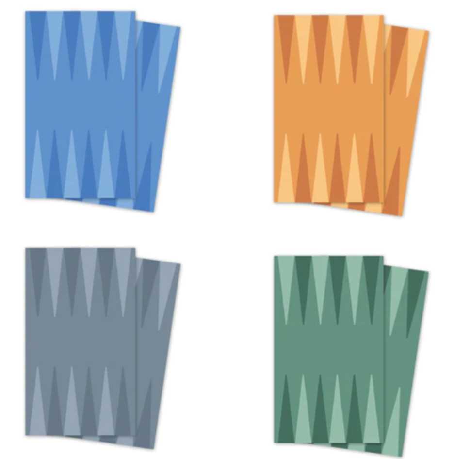 Different color options for the inlay surface